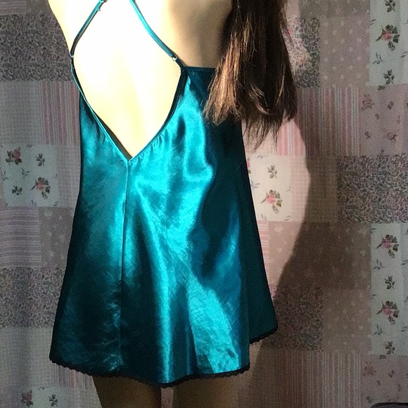 Vintage Chemise emerald - Picture 6 of 11